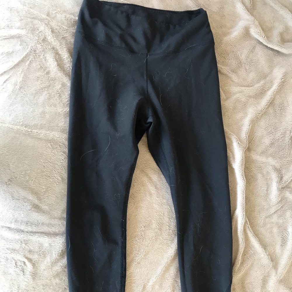 Nike black workout pants with mesh